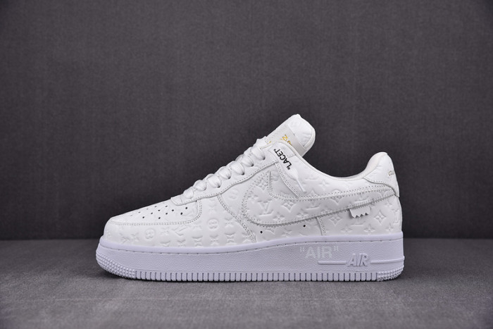 nike low air force 1 x white