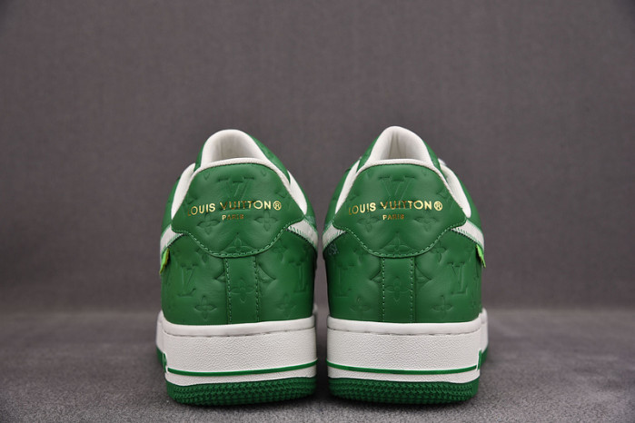nike low air force 1 x green