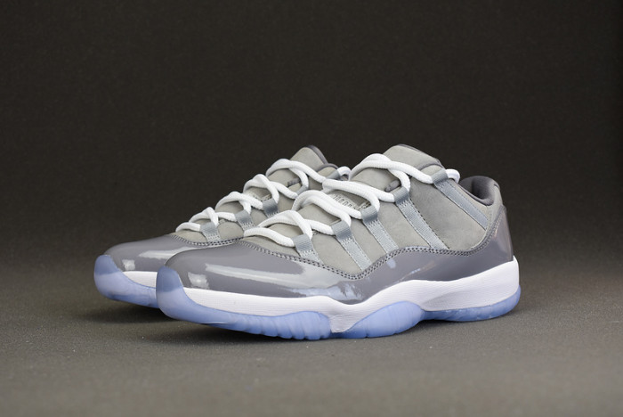 air jordan 11 low cool grey 528895-003