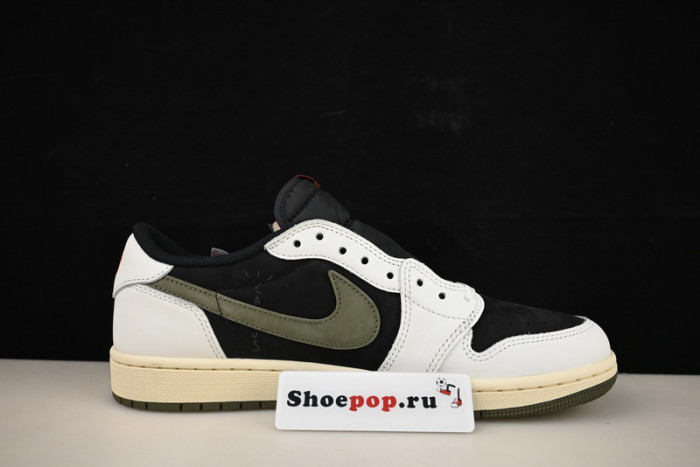 travis scott x air jordan 1 low og olive dz4137-106