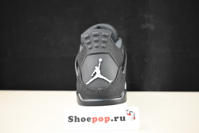 air jordan 4 black canvas dh7138-006