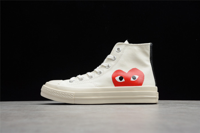 converse comme des garÇons x chuck white
