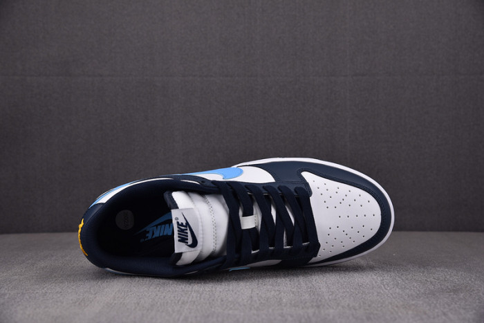 nike dunk low midnight navy university blue fn7800-400