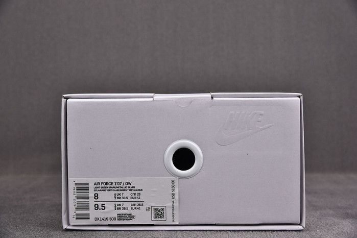 ofw x nike air force 1 low green dx1419-300