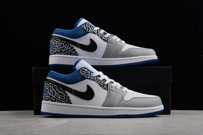 air jordan 1 low true blue dm1199-140