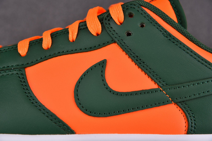nike dunk low miami hurricanes dd1391-300