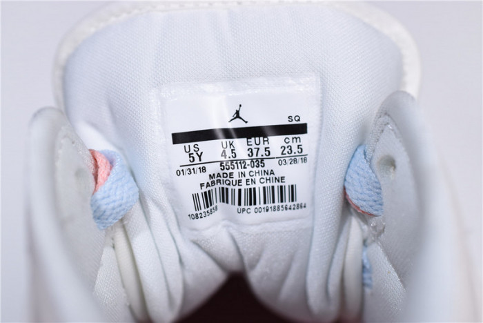 nike air jordan 1 retro high soh womens four lace options 555112 -035