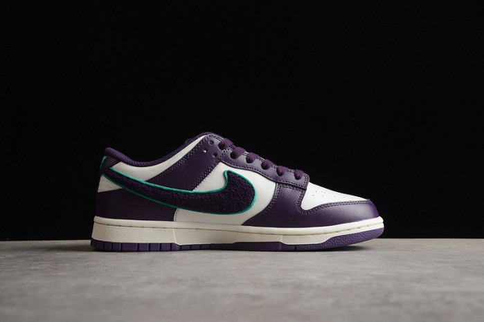 nike dunk low chenille grand purple dq7683-100