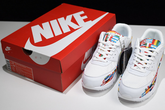 nike air max 90 nic qs "international flag pack" a05119 100