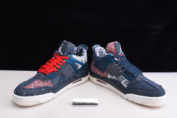 air jordan 4 sashiko deep ocean cw0898-400