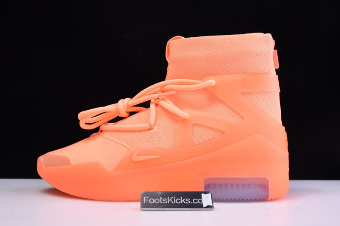 nike air fear of god 1 orange pulse ar4237-800