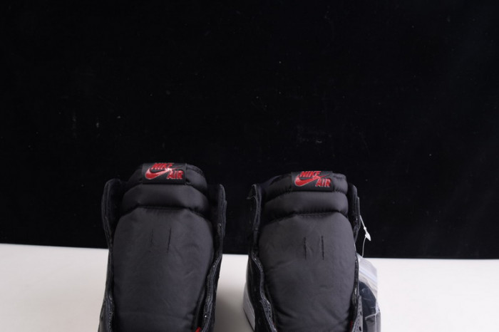 air jordan 1 high black satin 555088-060