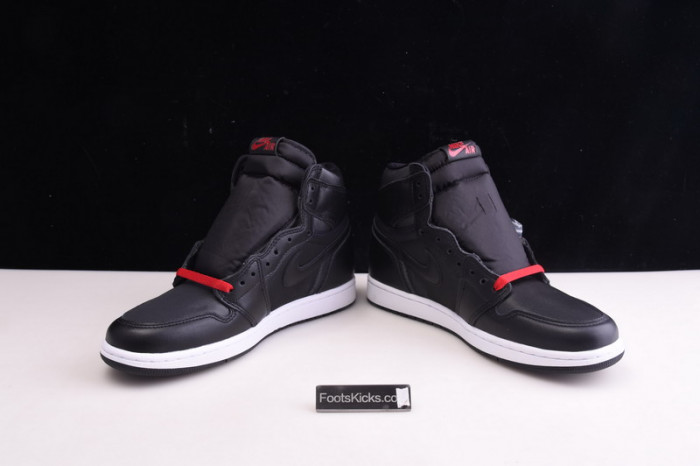 air jordan 1 high black satin 555088-060