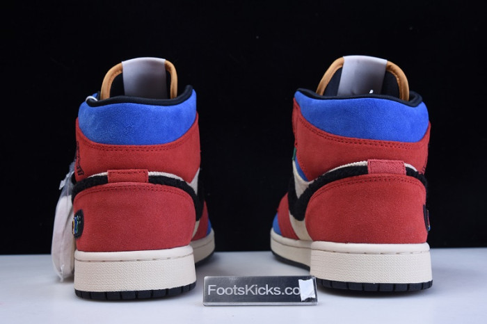 air jordan 1 mid blue the great cu2805-100