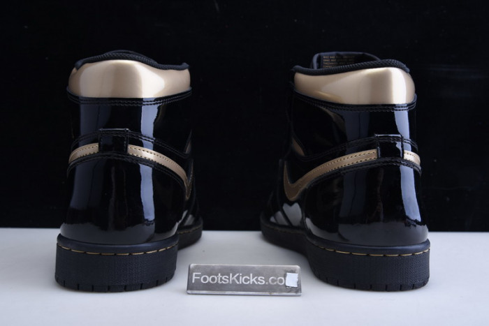 air jordan 1 high og patent ‘black gold’ 555088-032