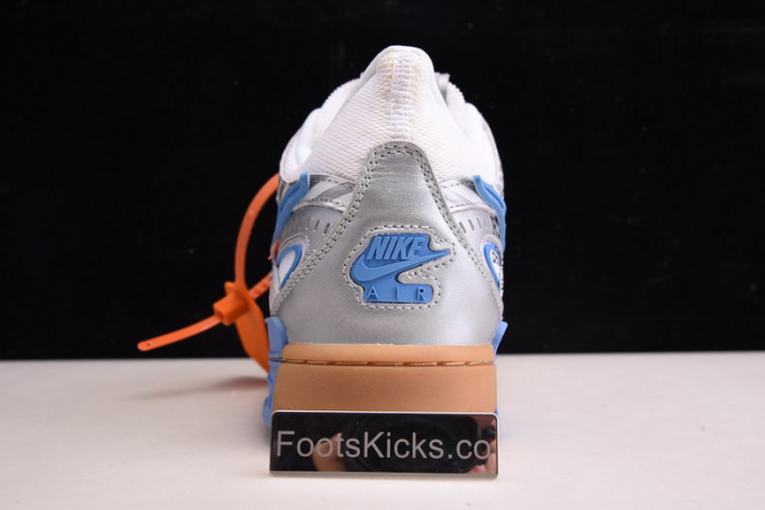 ofw x nike air rubber dunk “university blue” cu6015-100