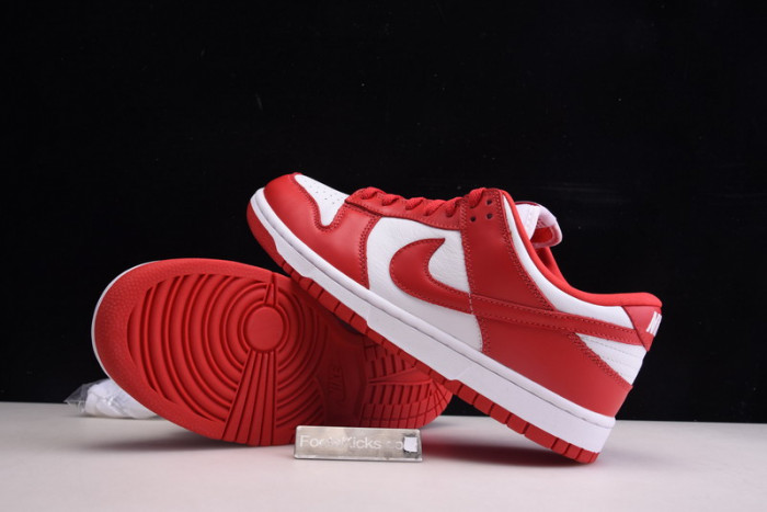 nike dunk low university red cu1727-100