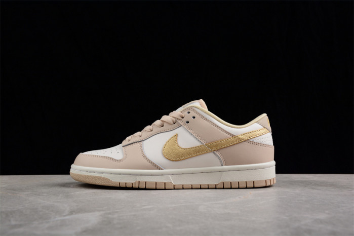 nike dunk low phantom metallic gold dx5930-001