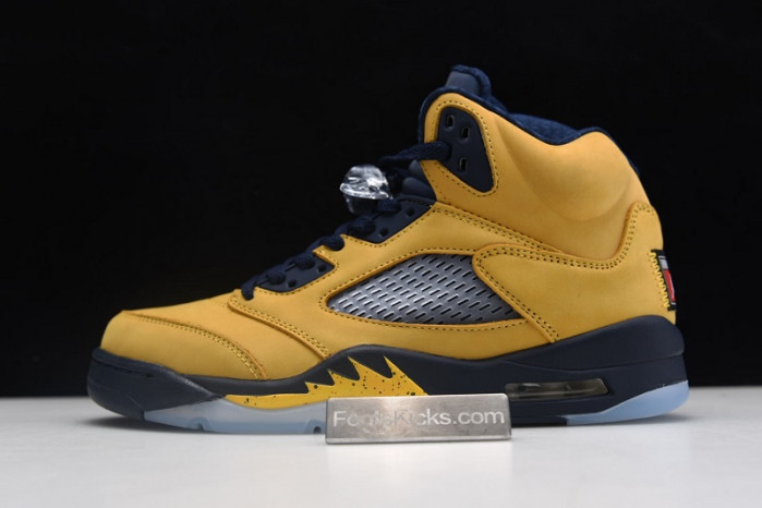 air jordan 5 retro sp ''michigan'' cq9541-704