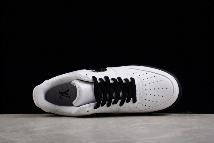 nike low air force 1 x white black