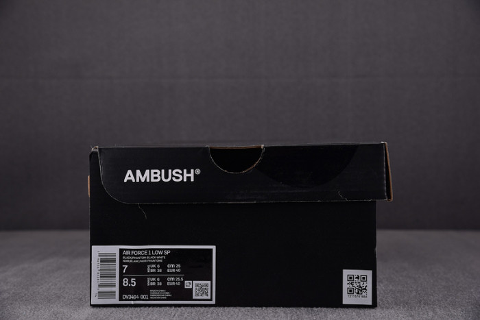 nike air force 1 low sp ambush black dv3464-001