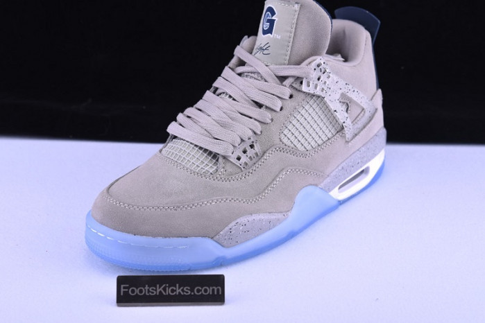 air jordan 4 retro pe grayness / white aj4-1043505