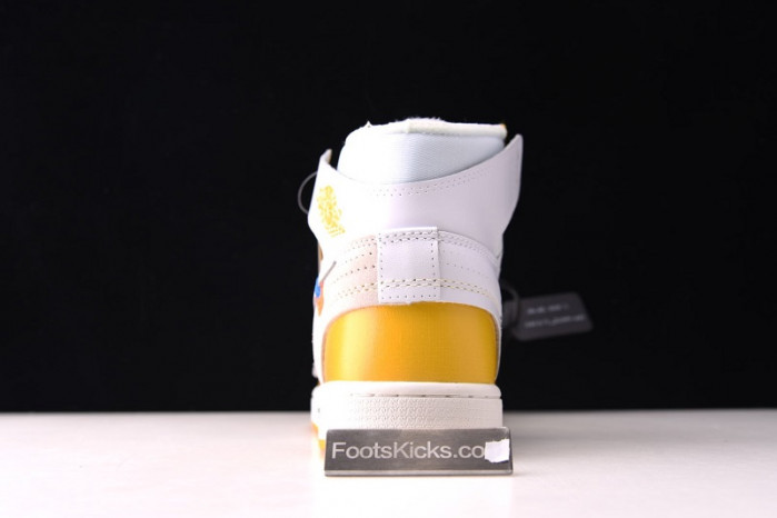 ofw air jordan 1 retro yellow white aq0818-149