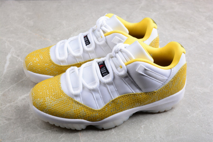 air jordan 11 low “yellow snakeskin” ah7860-107
