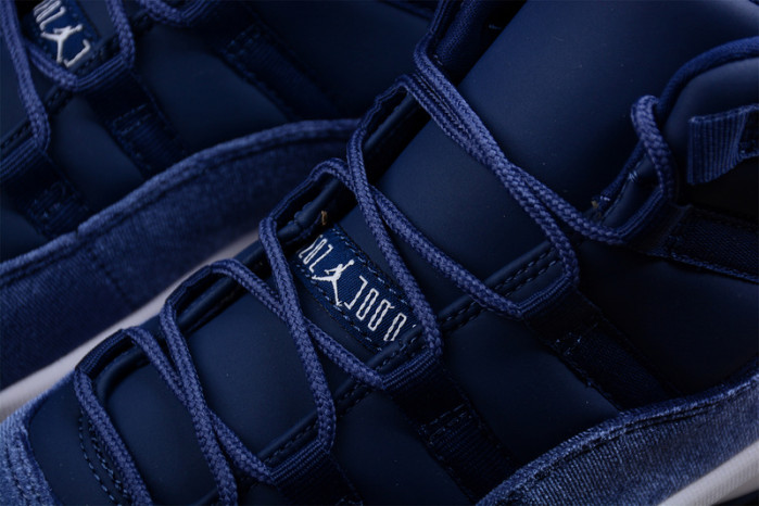 air jordan 11 wmns "midnight navy" ar0715-441