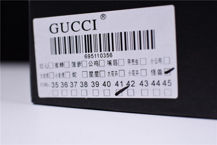 g*u*i original casual shoes ace embroidered low-top with dog 6951103-57