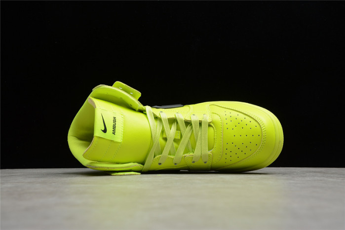 nike dunk high ambush flash lime cu7544-300