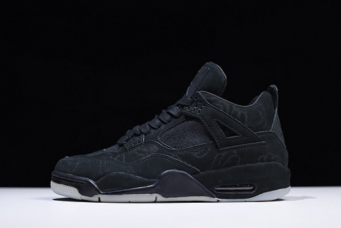 nike air jordan 4 retro kaws black 930155-001