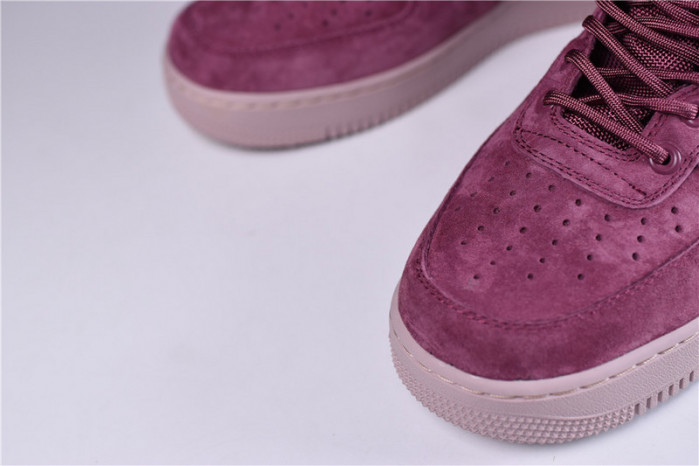 nike sf air force 1 one fif vintage wine particle rose aj1700-600
