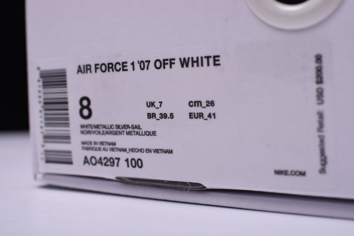 ofw nike air force 1 low complexcon white ao4297-100