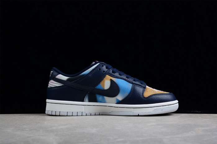 nike dunk low graffiti navy dm0108-400