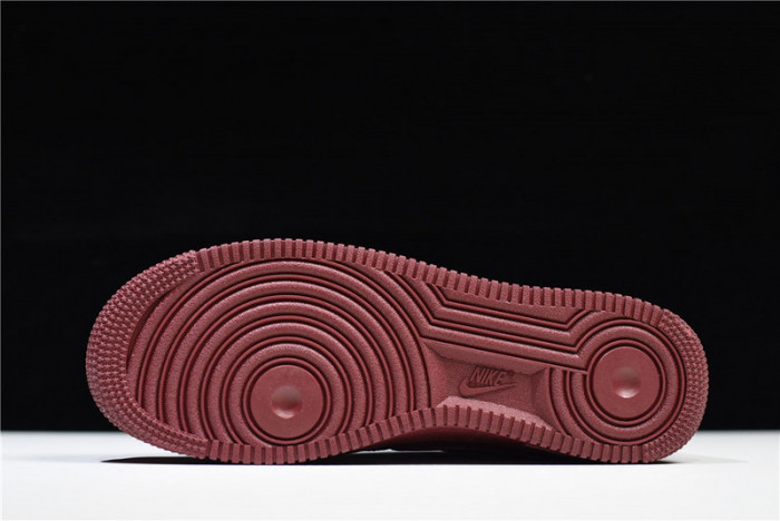 nike air force 1 low 07 lthr sail team red aj7280-600