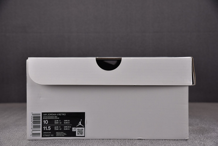 air jordan 4 retro “pure money” red metallic ct8527-112