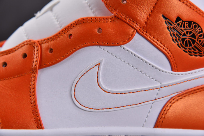 air jordan 1 mid metallic orange dm3531-800
