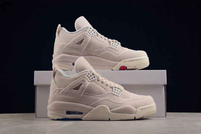 air jordan 4 canvas wmns dq4909-100