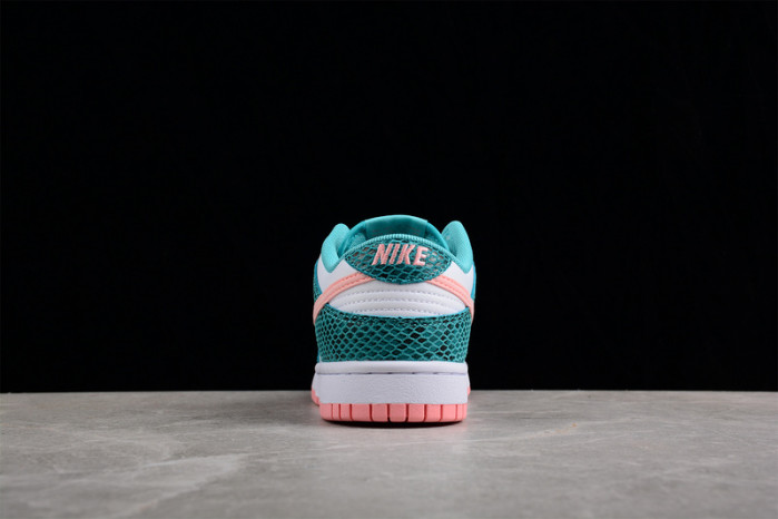 nike dunk low teal snakeskin dr8577-300