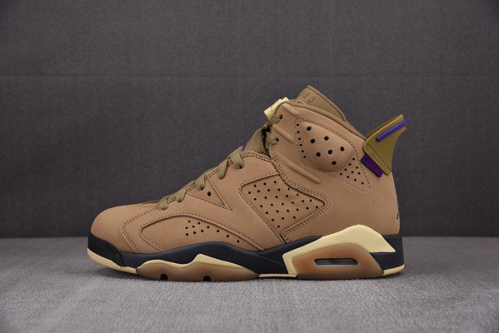 air jordan 6 gore-tex "brown kelp" fd1643-300