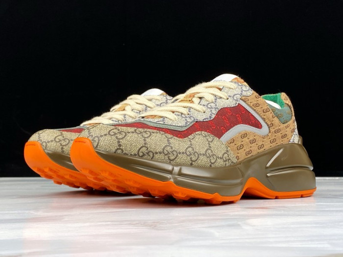 g*u*i rhyton vintage trainer sneaker 576969 drw00 9522