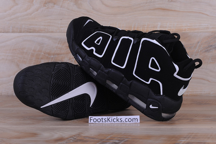 nike air more uptempo black white 414962-002